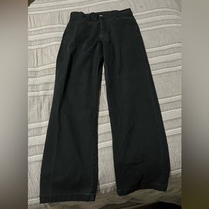 straight black pants